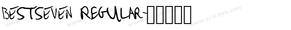 BESTSEVEN Regular字体转换